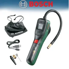 for Bosch Cordless Air Pump EasyPump Digital Display USB-C Rechargeable Mini Compressor Portable Tire Inflator Bike Motorcycle Car up to 150 PSI LED Light