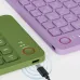 B023 Mini bluetooth Folding Keyboard for IOS/Android/Windows Tablet Mobile Phone Type-C Rechargeable Keyboard Computer Accessories