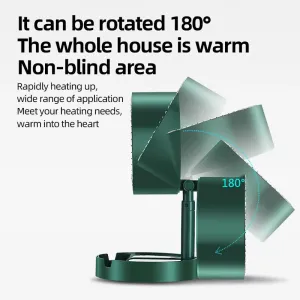 IPRee Portable Fast Heating Fan Heater 800W Electric Vertical Desktop PTSmall Portable Folding Telescopic Hot Air Blower