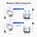 Srihome SH028 8MP 4K Outdoor Security Camera PTZ WiFi Smart Motion Tracking Color Night Vision Two Way Audio IP66 Waterproof Metal Casing Smart Home CCTV Cameras