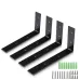4PCS Wall Mounted Floating Shelves Holder DIY Storage Shelving Display Bracket