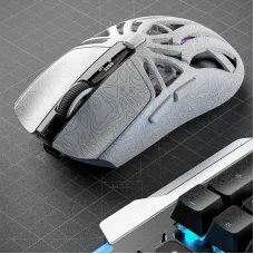 SMAILWOLF M8 Tri-mode Gaming Mouse with Charger Dock PAW3311 Sensor RGB 12000DPI 1KHz Return Rate 72g Lightweight Rechargeable Mouse