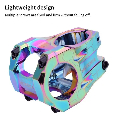 Short Handlebar Stem Anti Corrosion Ultralight Aluminium Alloy Bicycle Stem Wear Resistant Bike Handlebar Stem