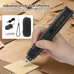 CUR-01 Ultrasonic Cutting Knife 30W DC Power 40KHz Frequency Lightweight Design DIY Tool for Plastic Resin PCB Carbon Fiber