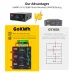Gokwh 51.2V 100Ah 5120Wh LiFePO4 Energy Storage Battery with Bluetooth  Built-in BMS for Home Backup RV and Camping