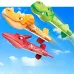 Pedal Flying Dinosaur Rocket Launcher for Kids Launch up to 100 ft Outdoor Toys Family Funny Toy