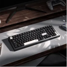 MonsGeek M2 V5 VIA CNC Aluminum Mechanical Keyboard Three-mode Gasket Structure RGB Backlight 8000mAh Battery PBT Dual-color Injection Keycaps 98-Keys Gaming Keyboards