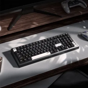 MonsGeek M2 V5 VIA CNC Aluminum Mechanical Keyboard Three-mode Gasket Structure RGB Backlight 8000mAh Battery PBT Dual-color Injection Keycaps 98-Keys Gaming Keyboards