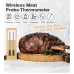 BBQ Probe Wireless Bluetooth BBQ Thermometer Kitchen Food Barbecue Thermometer Smart Cooking Thermometer 165ft Remote Meat Food Thermometer Instant Read