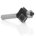 1/4 Inch 6mm 8mm Shank 45 Bevel Chamfer Milling Cutter Router Bit Tungsten Carbide HRC93 Precision Tool Double Blade