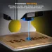 EU/US/BR Direct TWO TREES TS1 Mini Laser Engraver Machine 3W 80x80mm Engraving Area Desktop CNC Engraving for Wood Leather Plastic Offline Operation with Safety Goggles Lightburn Compatible DIY Craft Tool