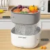 Ultrasonic Vegetable Washing Machine Fruit Dirt Cleaning Household Food Washer Pesticide Residue Washer Fruit Purifier Basket
