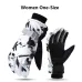 Unisex PLeather Waterproof Ski Gloves Anti-slip Touch Screen Motorcycle Cycling Fleece Warm Snow Sports Snowboard Winter Gloves