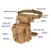 Men's Sports Tactical Waist Pack Drop Leg Bag Adjustable Strap Waterproof Oxford Fabric Crossbody Bags for Outdoor Riding Travel