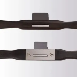 Flat/Round Bottomed Ebony Hand Plane 265mm Round Handle Straight Line Type Wood Planer Woodworking Trimming Push Plane Tools