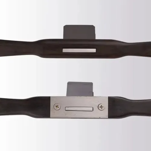 Flat/Round Bottomed Ebony Hand Plane 265mm Round Handle Straight Line Type Wood Planer Woodworking Trimming Push Plane Tools