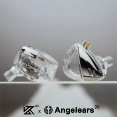 KZ X Angelears-Libra X Edition HiFi In-Ear Earphone IEMs Monitor Earbuds Ultra-Wide Frequency Dynamic 3.5mm Ergonomics Earbuds Headset with HD Microphone