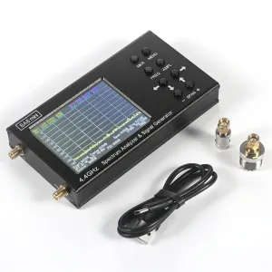 SA6 Mini Portable Spectrum Analyzer 35-4400MHz Signal Tester Fast Scanning 75dB Dynamic Range 4355MHz Bandwidth 3000mAh Battery