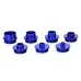 10PCS Router Template Guide Bushing Set Aluminum Alloy 8 Guide Bushings 2 Lock Nuts Woodworking with Router Jigs and Templates