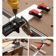 ENJOYWOOD 2 PCS 19mm 20mm Bench Dog Hold Down Quick Clamps Stainless Steel MFT Clamps For MFT Table