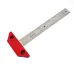 8 Inch/200mm T Square Marking Measuring Ruler Imperial Metric Scale Woodworking Scribing Ruler Gauging Tool