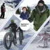 Wolfilist Outdoor Thermal Cycling Face Mask for Men Women Winter Breathable Windproof Fleece Lined Full Coverage Headscarf for Skiing Motorcycling