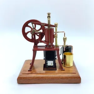 OKMO R01 1/12 Stirling Hot Air Pump Engine Model Water-cooled External Combustion Engine Copper Castings Physics Science Experiment for Children