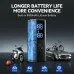 Andeman Tire Inflator Portable Air Compressor, 150PSI & 8000mAh Portable Air Pump, 4X Faster Cordless Tire Inflator with Large Display and LED Light, Cordless Air Pump for Cars, Bike, Ball and More