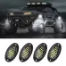 4PCS 8000LM Car LED Underglow Lights Atmosphere Lights Grille Modified Lights Universal for Off-road Vehicles
