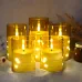 5-Piece Set LED Electronic Candle Acrylic High Simulation Glass Cup LED Swing Wax Plastic Copper Wire Lampwith Remote Control