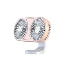 Dual-head Car Fan USB Electric Cool Fan Multi-function Car Air Outlet Dashboard Mini Fan Car Electrical Appliances
