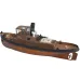 Tony Ray Aero Model 1/18 Mini 1930s Steam Tug Boat RC Ship DIY Full KIT Unassembled w/ Motor ESC Servo Micro Toys