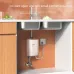 3000W/3800W Electric Instant Tankless Water Heater 304 Stainless Steel IPX4 Waterproof Compact Design US/EU Plug Quick Heating for Kitchen Washbasin