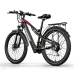 EDIRECT RANDRIDYG90B Black 48V 17AH 1000W Recommended Top Speed 25KM/H 27.5*2.4 Inch Electric Bicycle 80-90KM Mileage Range Max Load 120KG