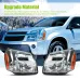 1 Pair Car Headlight Assembly Clear Lens Cover Headlamp No Bulbs for Chevrolet Equinox 2005-2009