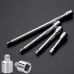 4PCS 1/4 Inch Extension Rod Set Chrome Vanadium Steel 6.3mm Socket Wrench Quick Auto Repair Tools 150mm 100mm 75mm 50mm