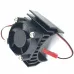 Aluminum Alloy 540/550 Motor Heatsink Radiator with Fan JST Connector for 1/8 1/10 RC Car Parts
