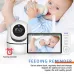 ABM501 5 Inch WIFI IP Camera Baby Monitor Video Babyphone Camera PTZ Zoom Night Vision Temperature Sensor Lullaby 24H Battery WiFi-Free Secure Connection