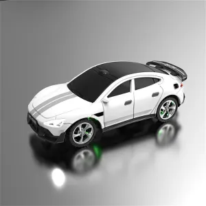 JJRC Q231 Q232 RTR 1/64 2.4G RWD Mini Drift RC Car Alloy Body Shell LED Light Support App Remote Control Optional Trailer Three Speed On-Road Racing Vehicles Models Boys Gifts Toys