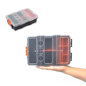 11 Grits Plastic Tool Sorting Box PP Material Ideal for Jewelry Hardware Parts Small Toys Fishing Gear Storagets
