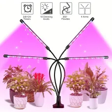 LED Plant Growth Lamp Plant Lamp Clip Timing Full Spectrum Sunlight Succulent Flower Herb Seedling Fill Light Promotes Rapid Plant Growth For Home Gardens