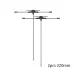 iFlight ELRS 2.4GHz/868/900MHz Dual-band 70mm/160mm/220mm RX Receiver T-Antenna 2pcs for FPV Racer Drone RC Airplane