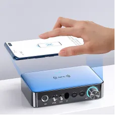 M16 Pro bluetooth Audio Receiver Transmitter NFC Stereo 3.5mm AUX Jack Optical Coaxial RCA Wireless Audio Adapter + Microphone Sing for TV