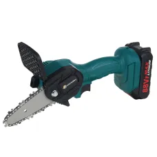 VIOLEWORKS 88V Cordless Electric Saw 4inch One-hand Chain Saws Woodworking Cutting Tool W/ 1 or 2pcs Battery Tree Pruning Shears US Plug