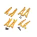 8pcs Upgrade Parts For MJX H16 16207 16208 16209 16210 Metal Front and Rear Upper Lower Suspension Arm Set 1/16 RC Car