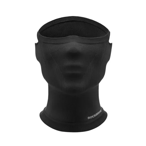 ROCKBROEar-hook Cycling Face Masks Lightweight High Elastic Breathable Warm Windproof Neck Scarf Sunscreen Mask Face Cover for Outdoor Sports