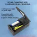 IPRee 18650 Solar Battery Charger Dual Slot USB LCFor 5V 1200mA 14500 16340 26650 Rechargeable Batteries Intelligent Fast Charging