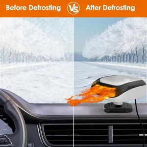 12V Car Heater Fan Car Electric Heater Fan Winter Defog With Fast Heating Heater Portable Car Heater Car Windshield Defrost Fast Heating