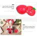 10PCS 6x5cm Christmas Candy Box Apple Shape Wedding Candy Box Christmas Fillable Decorative Ball Candy Gift Wrapping Gift