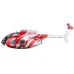 Eachine E220S MD500 RC Helicopter Spare Parts Red Nose Cover Set / Tail Wing Set / Canopy